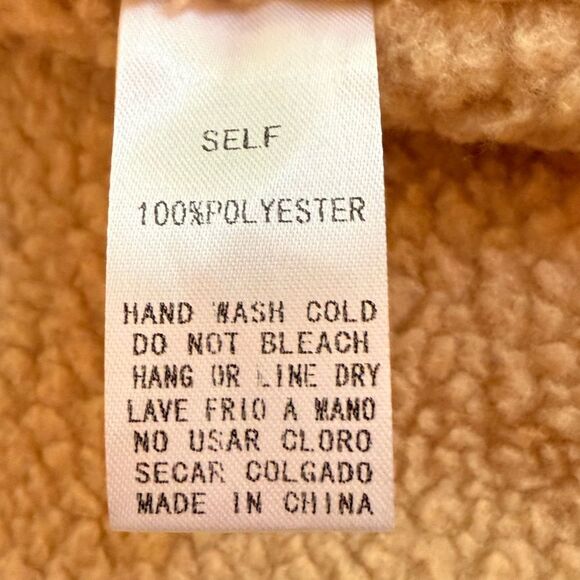 Easel Scribbly Stars Reversible Jacket Quilted Fleece Pockets Green Size Large - Picture 10 of 12